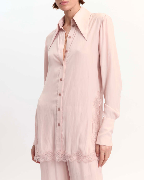 Fiorella Shirt in Satin