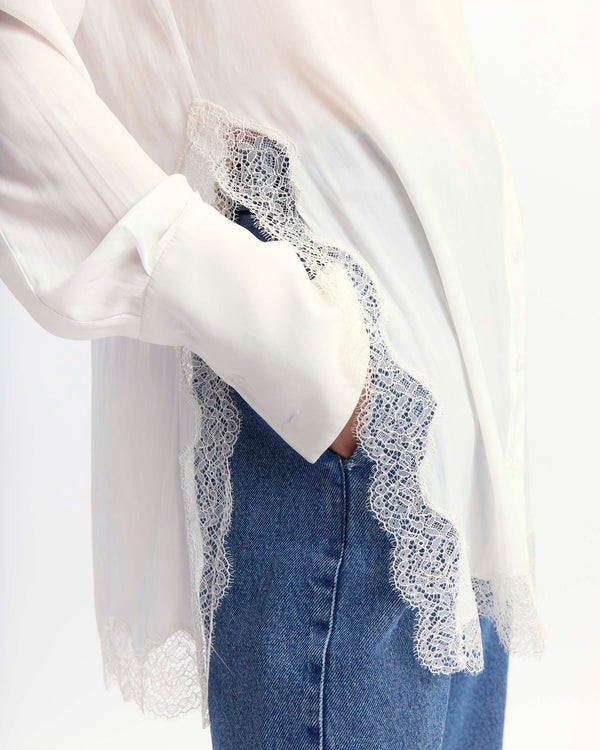Fiorella Shirt in Satin