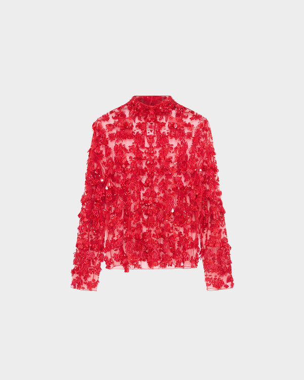 Olarna Top in Embroidery
