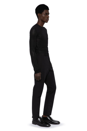 Lyta Trouser in Jet Black Technical Tailoring