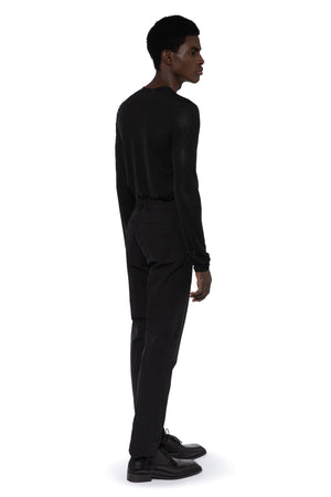 Lyta Trouser in Jet Black Technical Tailoring