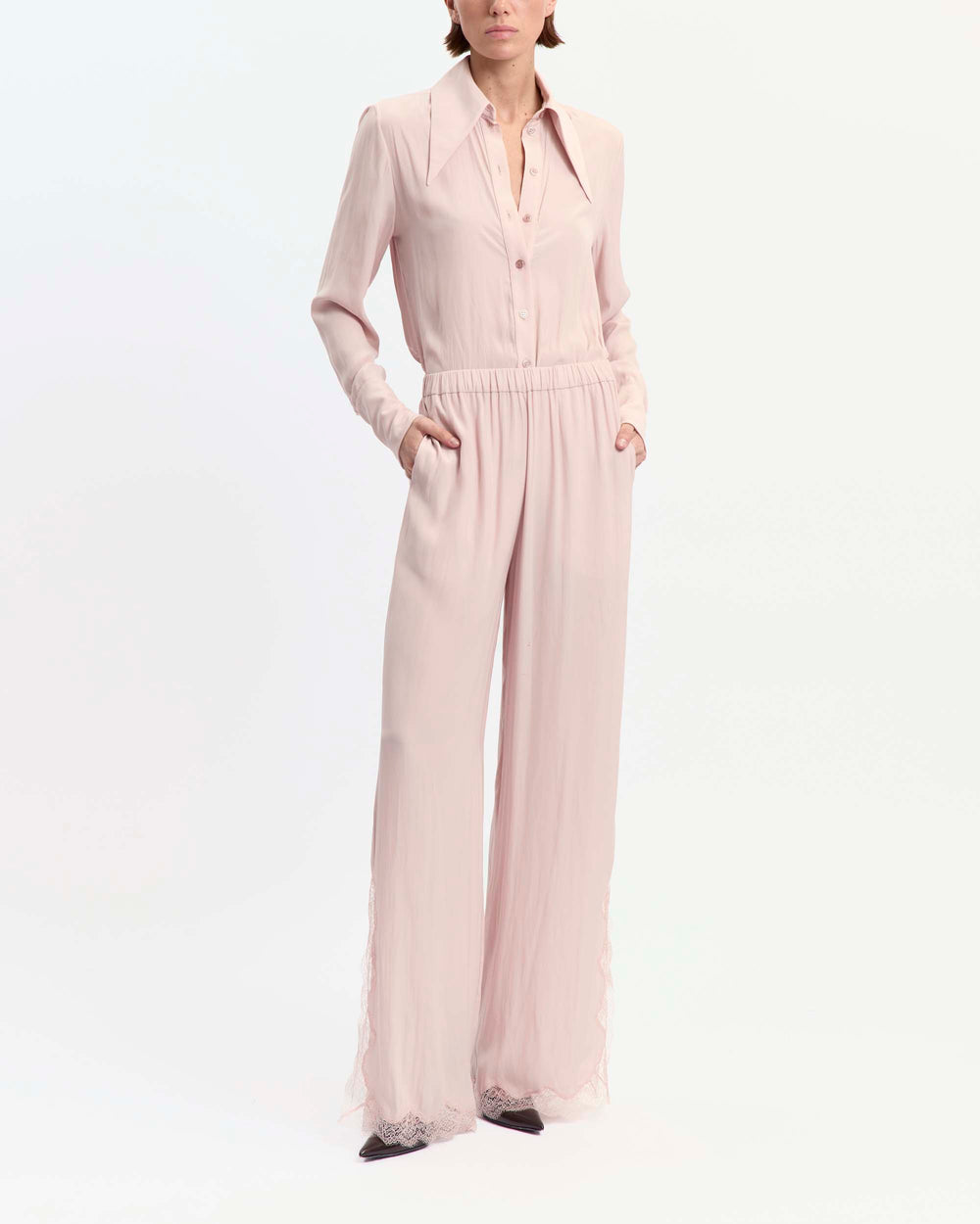 Ricci Trouser in Satin