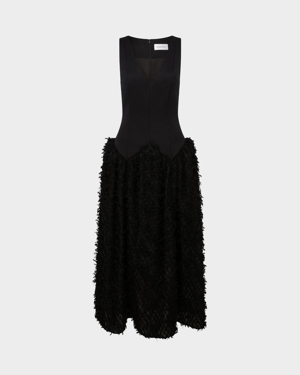 Tonye Midi Dress in Tailoring