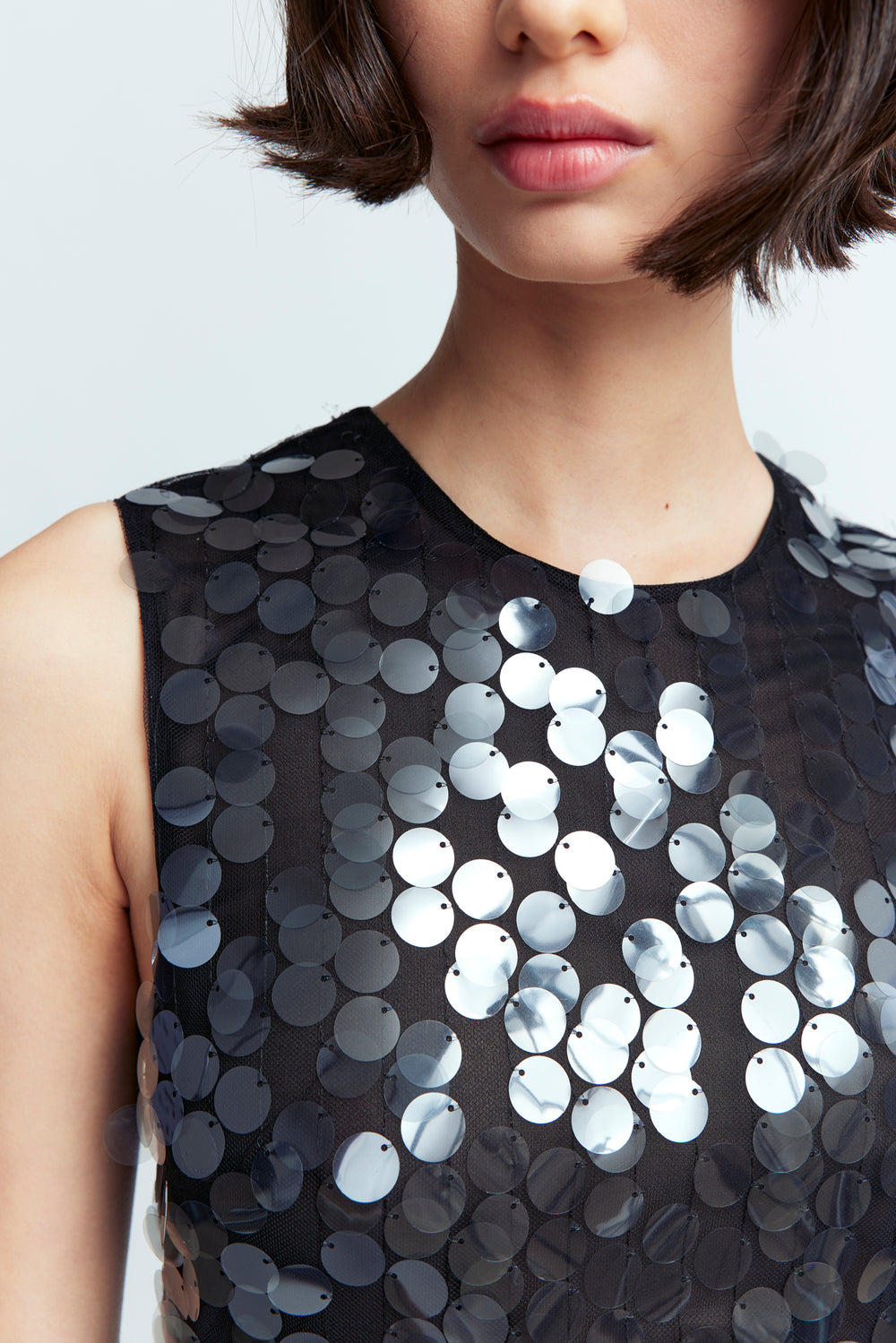 Tovia Midi Dress in Sequin