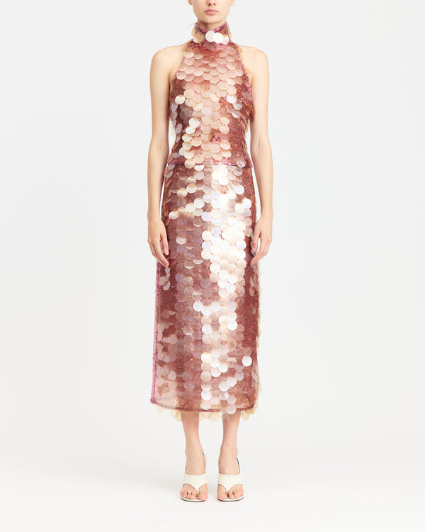 Ula Top in Large Sequin