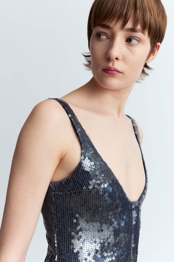 Hargen Dress in Sequin