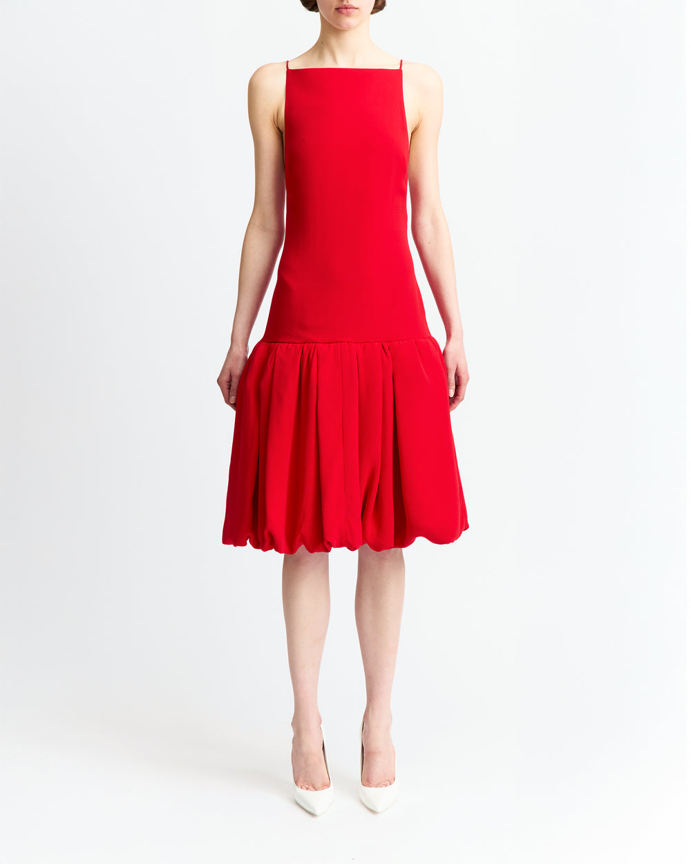 Viana Midi Dress in Crepe