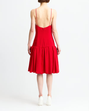 Viana Midi Dress in Crepe