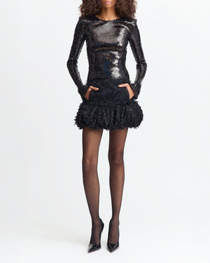 Viera Mini Skirt in Fine Texture