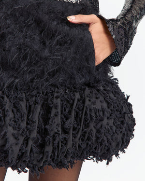 Viera Mini Skirt in Fine Texture
