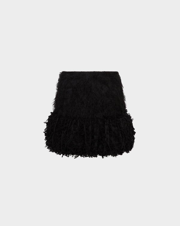 Viera Mini Skirt in Fine Texture