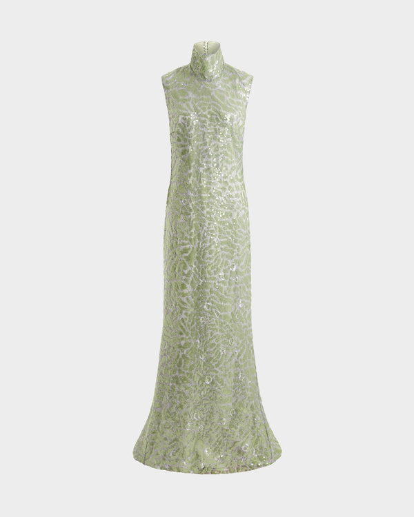 Zegli Gown in Lace Sequin