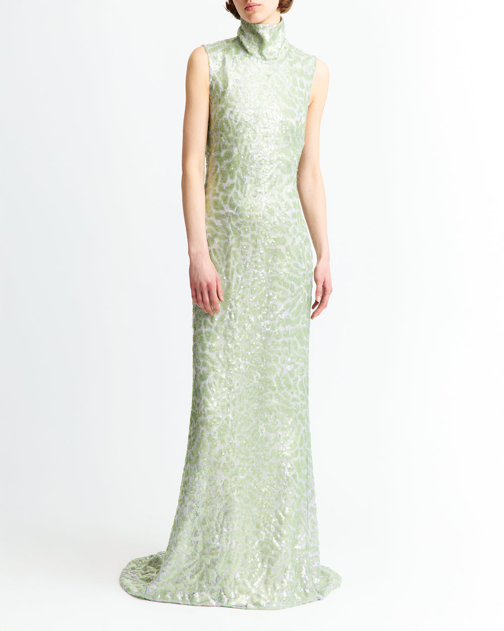 Zegli Gown in Lace Sequin