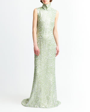 Zegli Gown in Lace Sequin