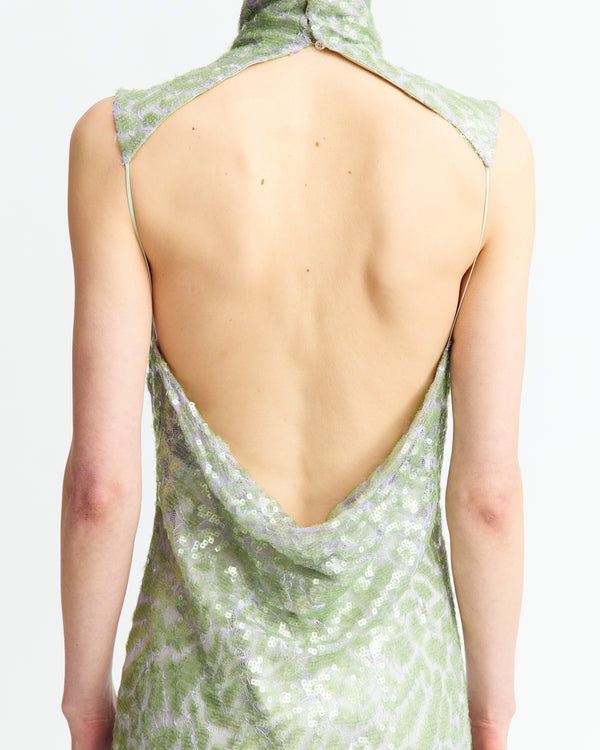 Zegli Gown in Lace Sequin