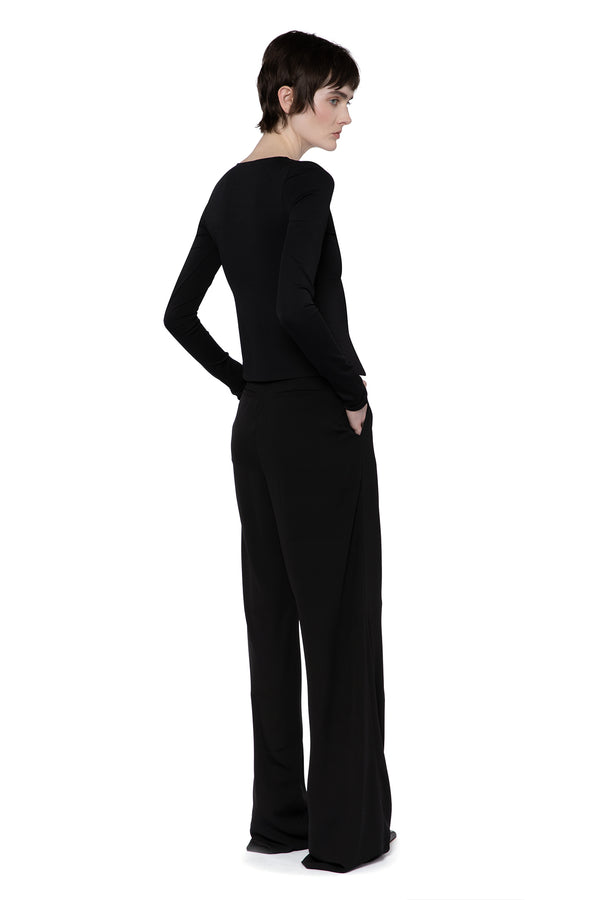 Daye Cardigan In Jet Black