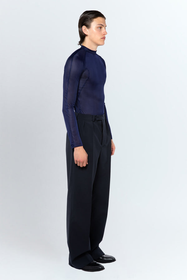 Felix Trouser In Ink Bonded Tailoring