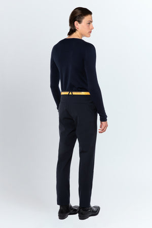 Lyta Trouser In Ink Bonded Tailoring