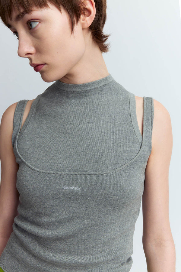 Supra Sleeveless Knit Top