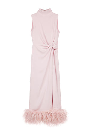 Maika Baby Pink Midi Dress
