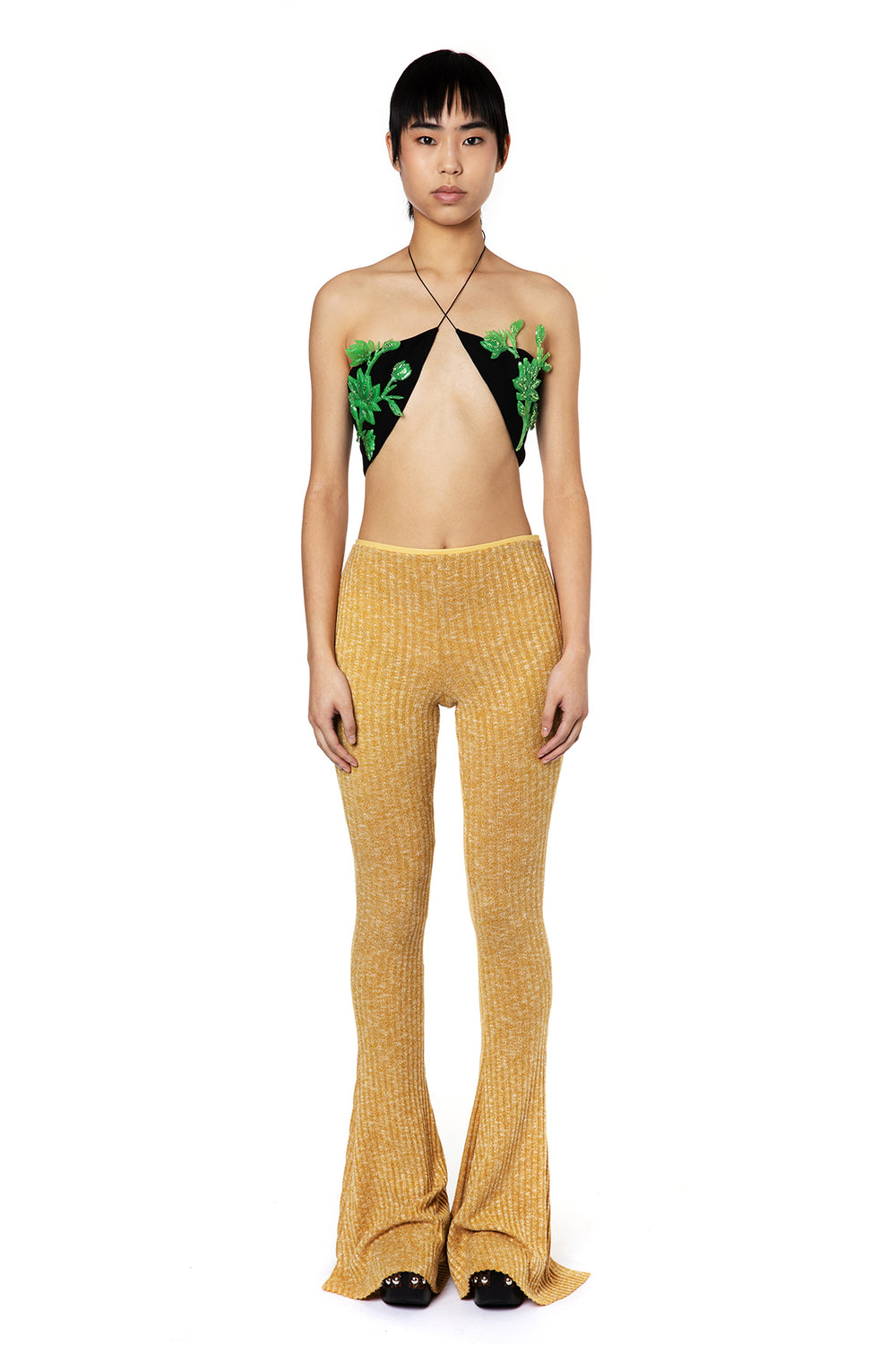 Koro Melange Rib Trouser