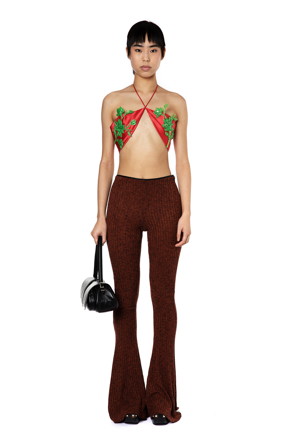 Koro Melange Rib Trouser