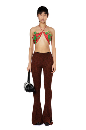 Koro Melange Rib Trouser