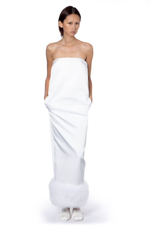 Blaise Maxi Dress In Ivory