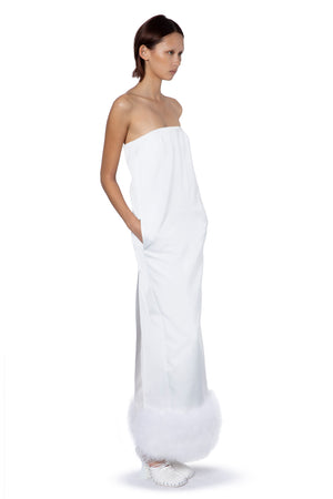 Blaise Maxi Dress In Ivory