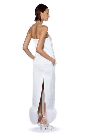 Blaise Maxi Dress In Ivory